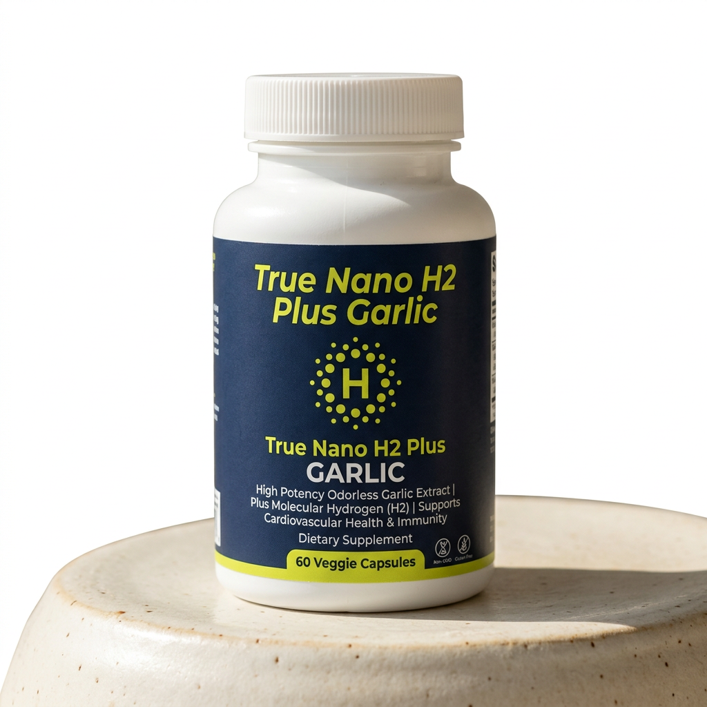 True Nano H₂ with Garlic 60 capsules